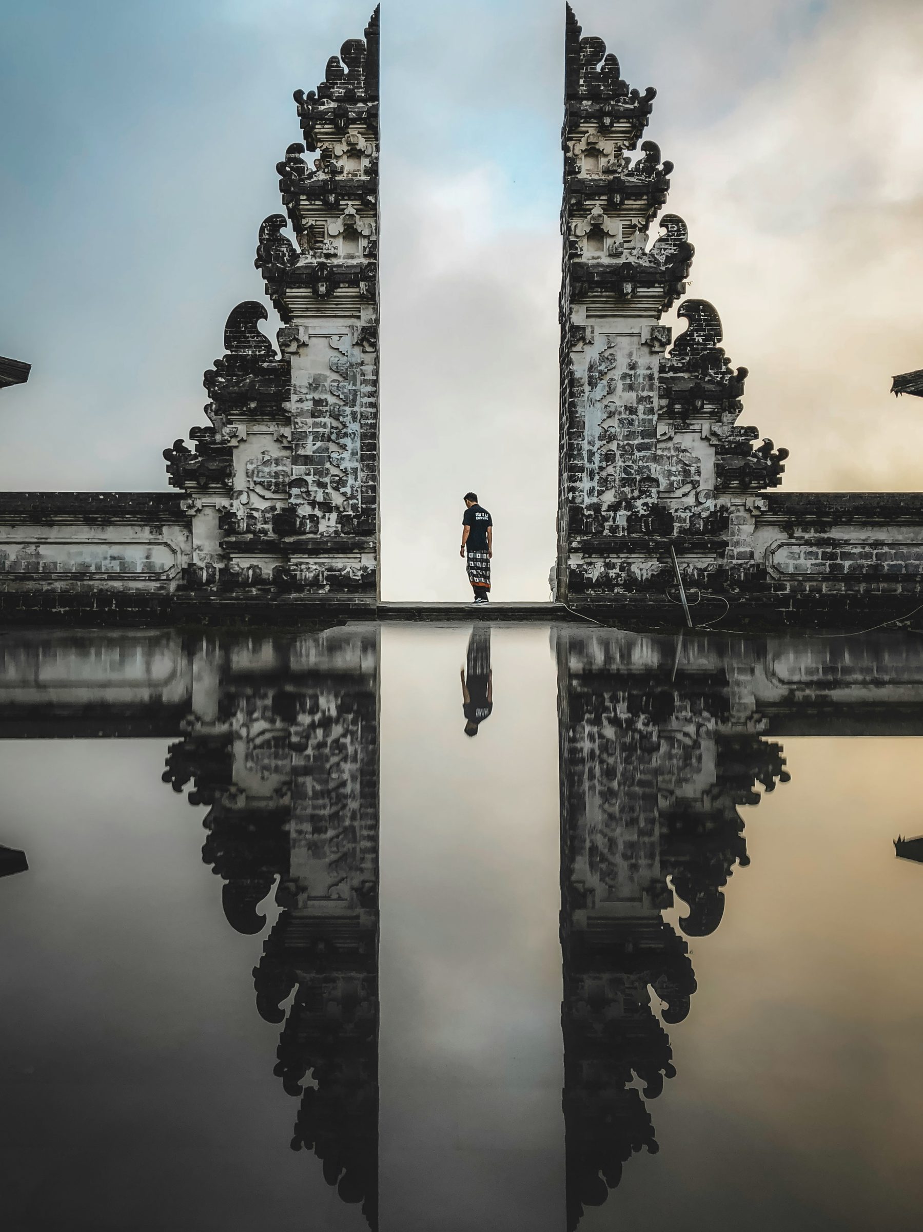 The Gates of Heaven at Lempuyang temple, East Bali