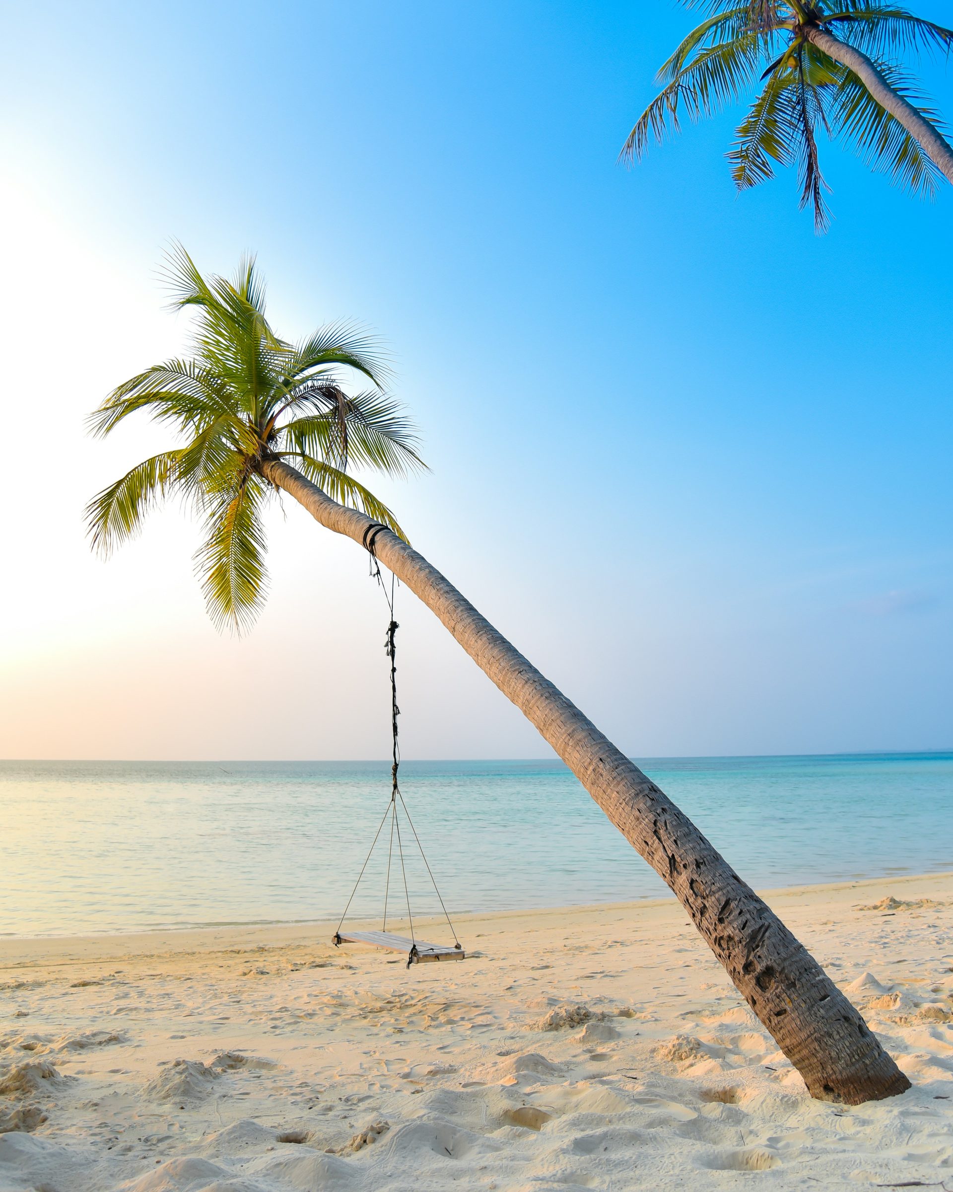 Soft white sand on a Caribbean beach