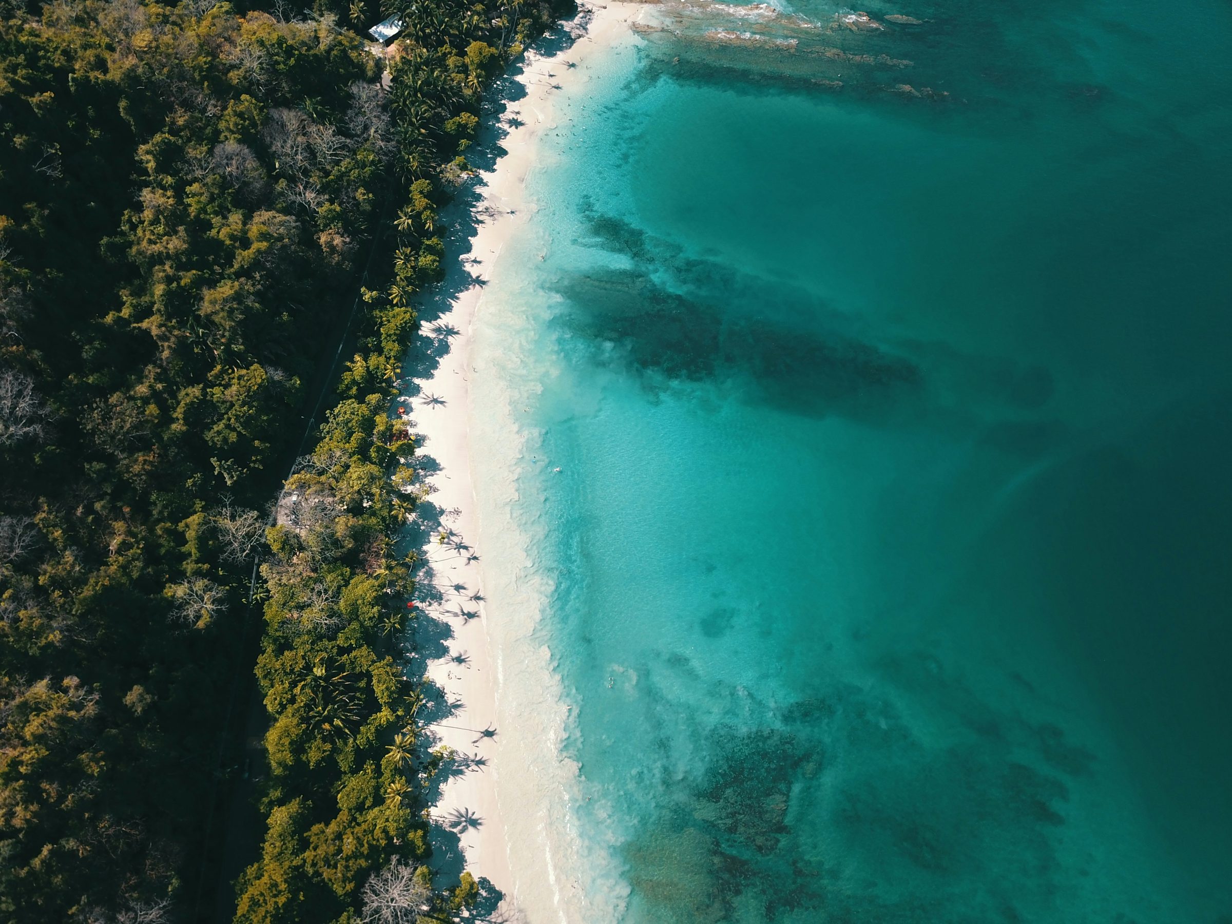A turquoise Pacific beach in Guanacaste, Costa Rica