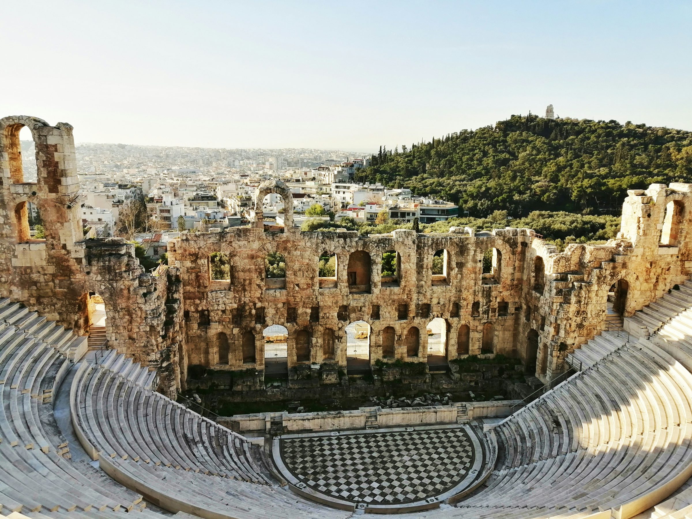 The Odeon and Athens, Greece