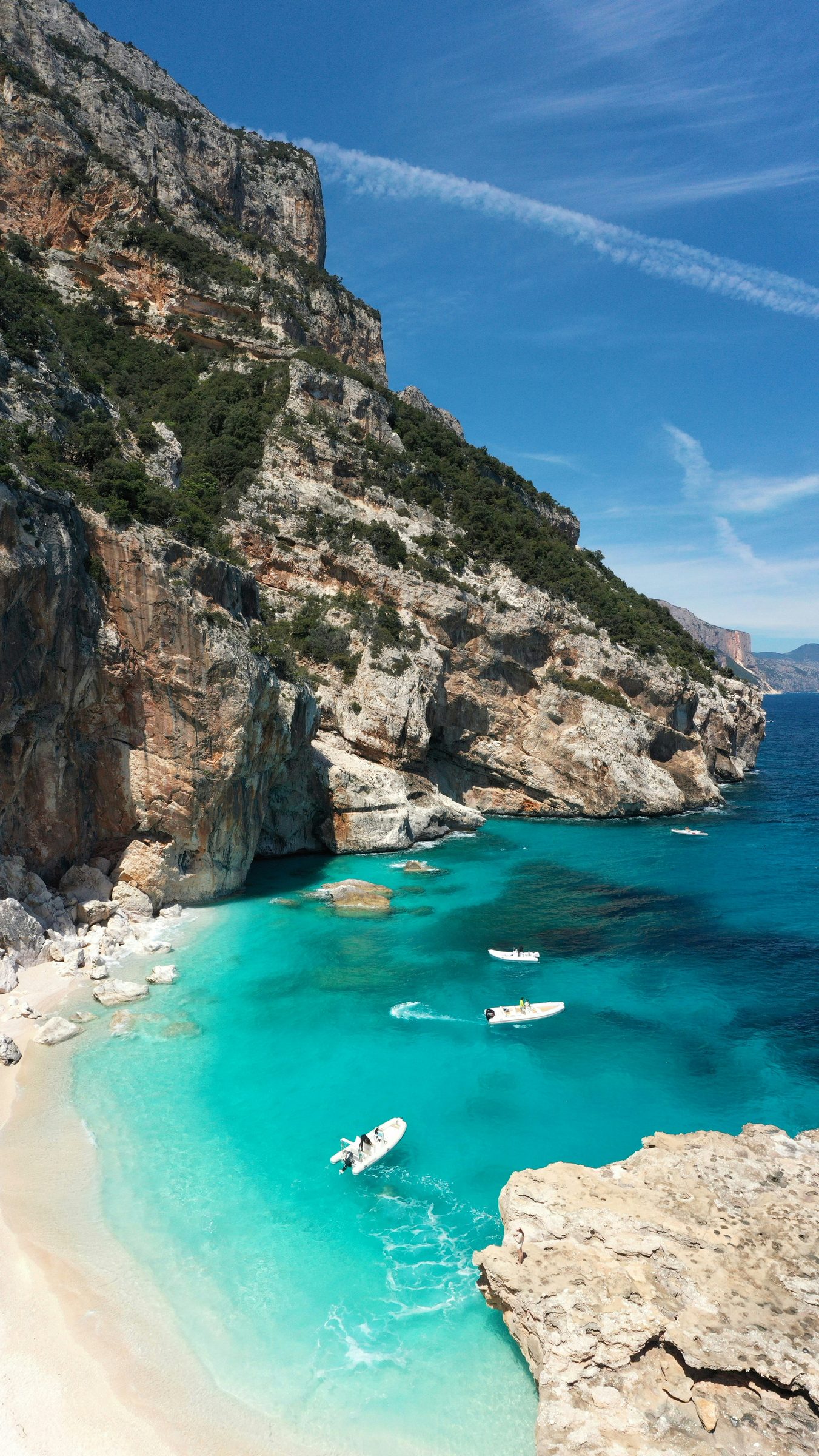 A turquoise bay in southern Italy