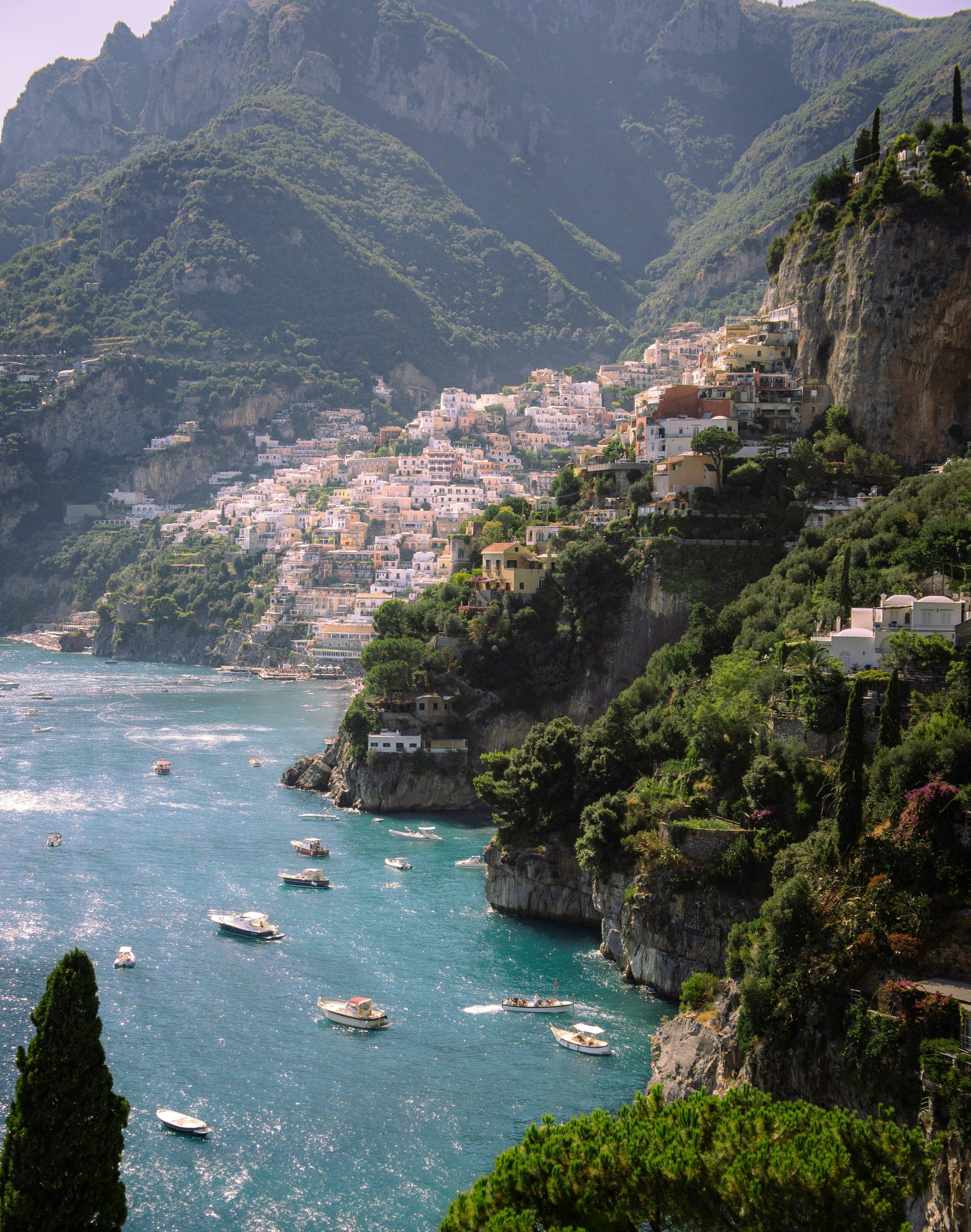 The Amalfi Coast cliffs, Italy